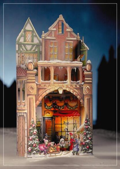 Christmas market - christmas greeting card