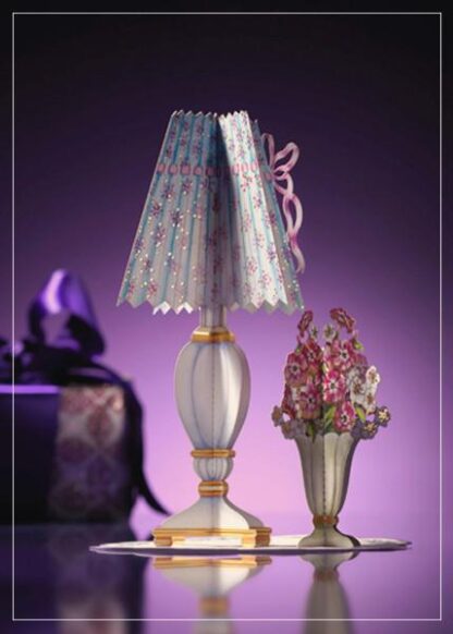 Lamp - greeting card