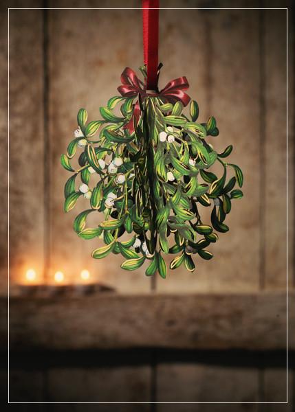 Mistletoe - christmas greeting card