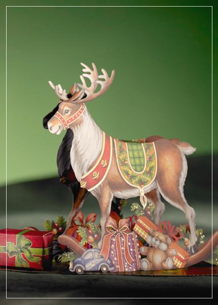 Reindeer - greeting card