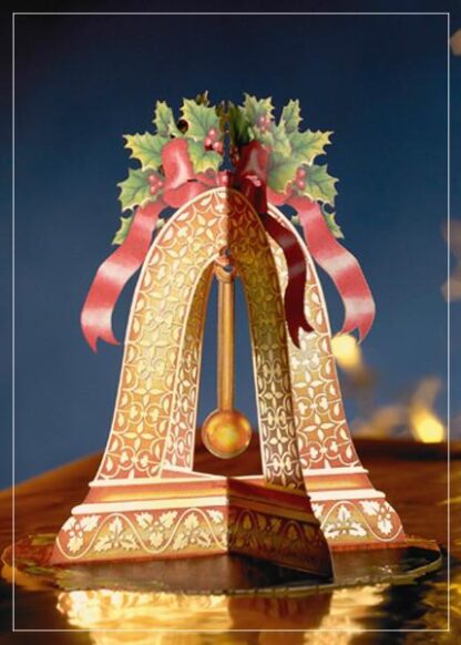 Christmas bell - christmas greeting card